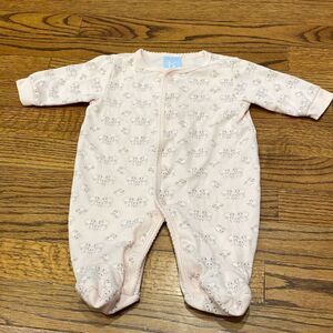 Bella Bliss 6m pink sheep footie